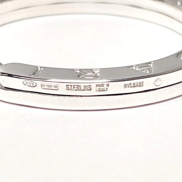 BVLGARI B Zero 1 Silver Sterling Silver 925 Key Ring Pendant + Box - Picture 8 of 14